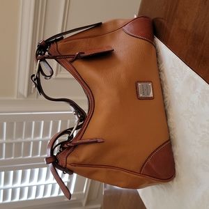 Dooney & Bourke Tan and Brown Leather Handbag